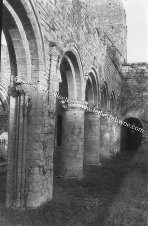 SOUTH ARCADE OF NAVE LOOKING EAST FROM SOUTH AISLE